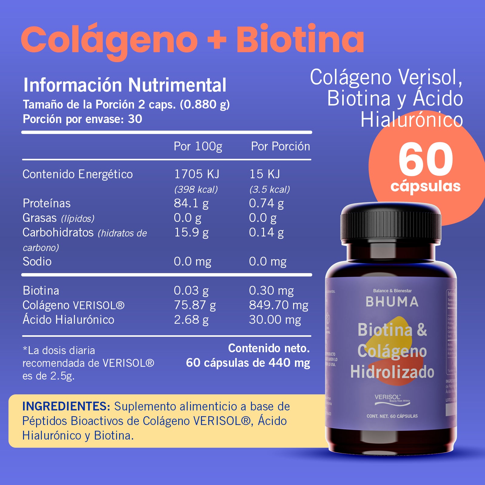 Colágeno + Biotina